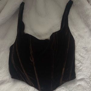 Brown corset